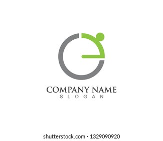 Vector - Abstract icons for letter E logo