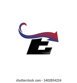 Vector - Abstract icons for letter E logo
