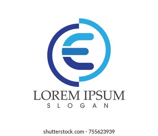 Vector - Abstract icons for letter E logo