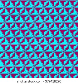 Vector abstract illusion, geometric background EPS 10