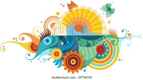 vector abstract illustration