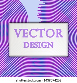 Vector abstract illustration banner, poster colored stripes, lines with space for text.