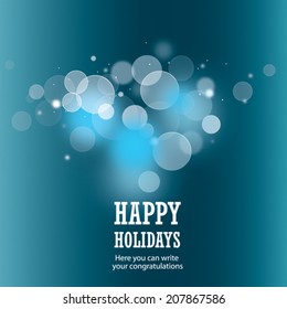 Vector abstract illustration. Can be used as greeting card