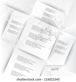 Vector abstract illustration Christmas background concept design - eps10