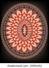 vector abstract illustration of color background