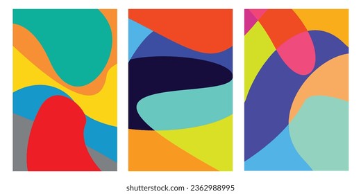Vector abstract illustration colorful liquid and fluid, background for banner, advertising, promotion, brochure, cover, presentation