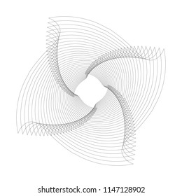 Vector abstract illustration, different forms, geometrical figure