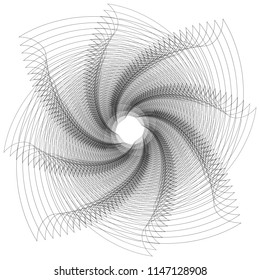 Vector abstract illustration, different forms, geometrical figure