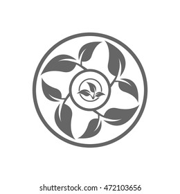 Vector abstract illustration - eco lifestyle concept