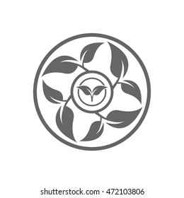 Vector abstract illustration - eco lifestyle concept