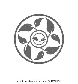 Vector abstract illustration - eco lifestyle concept
