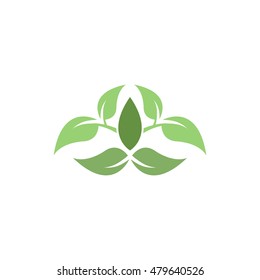 Vector abstract illustration - eco lifestyle concept.Vegetarian.