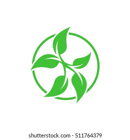 Vector abstract illustration - eco lifestyle concept