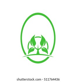 Vector abstract illustration - eco lifestyle concept