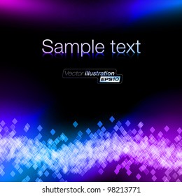 Vector abstract illustration for flyer - eps10