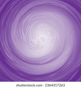 Vector abstract illustration in the form of a spiral on a purple background