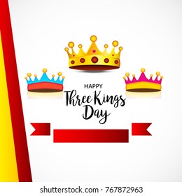 Vector abstract illustration for Happy Epiphany Day with nice and creative design in a background with stylish text for Christian holiday.