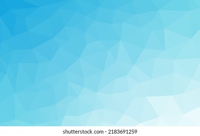 ilustración abstracta vectorial del cielo azul claro bajo mosaico de polígono fondo moderno. apto para el fondo, presentación, patrón, decoración, sitio web, página de inicio, fondo de pantalla, etc.