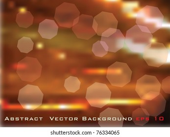 vector abstract illustration like night urban scene