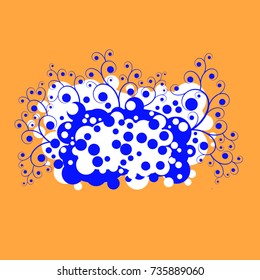 Vector abstract illustration, modern template