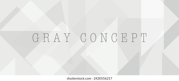 Vector abstract illustration. Modern white-gray pattern of broken glass. Geometric design. Ideal for screensavers, wallpapers and textile design.