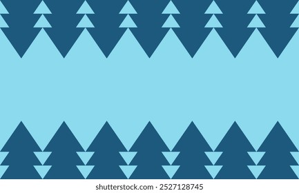 Ilustración abstracta de Vector para el Nuevo año y Navidades. Patrón de invierno para Anuncios y tarjetas. Imagen simple del árbol de Navidad en la estación fría.