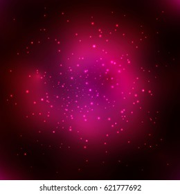 Vector abstract illustration of outer space