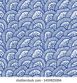 Vector abstract illustration with sea plants. Floral illustration. Exotic tropical design.