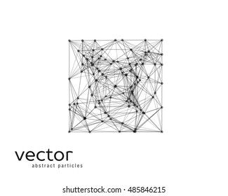 Vector abstract illustration of simple shape - square. EPS 10