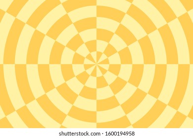 Vector abstract illustration of target background in chess pattern.