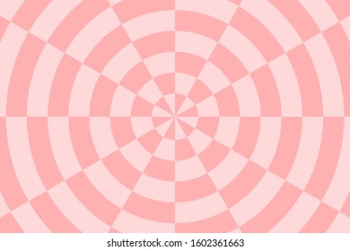 Vector abstract illustration of target background in chess pattern.
