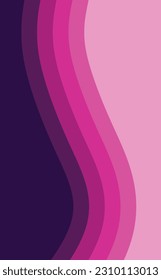 Vector abstract illustrations and pattern background texture design, bright poster, purple waves