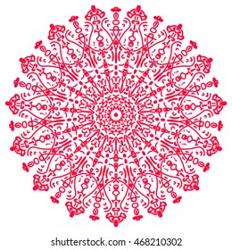 The vector abstract image of mandala