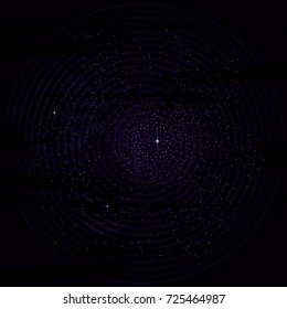 vector abstract image of space and stars. It can be used for logos, websites, brochures, postcards, etc.
