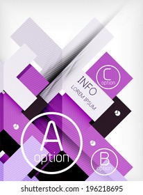 Vetor abstrato infográfico fundo - design de opção de negócios