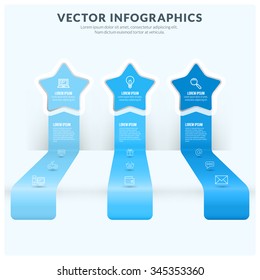 Vector Abstract Infographic Design Element. Flat Style Vector Illustration for Data Visualisation or Presentation
