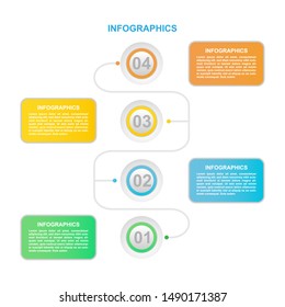 Vector abstract infographic, flat design, 3d, elements, template, for business infographics. illustration