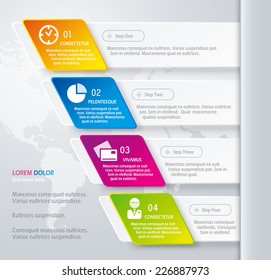 Vector abstract Infographic illustration. Business concept. EPS 10