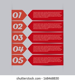 Vector Abstract Infographic Template For Various Uses