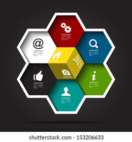 Vector abstract infographics 