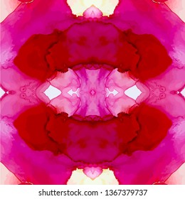 Vector Abstract Ink background with watercolor art. hand painted. Watercolor stains. Watercolor wash.