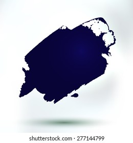 Vector abstract ink blob. Creative design element. Creative background for your text.