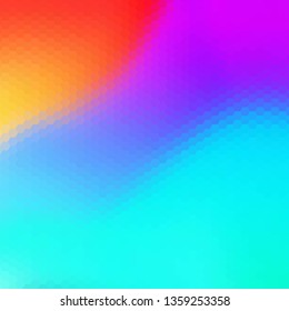 vector abstract irregular polygon background with a triangular pattern in full color rainbow spectrum colors 
