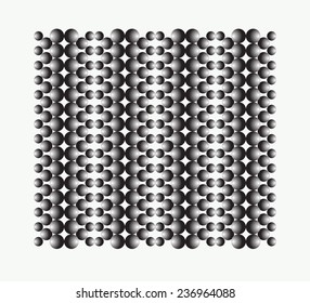 Vector abstract isolated figure of balls