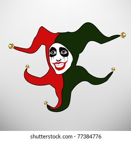 the vector abstract joker background