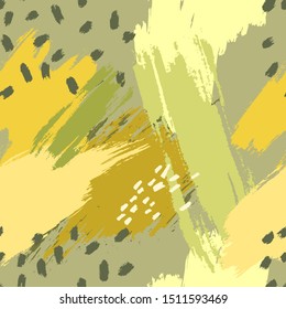 Vector abstract khaki background. Forest and jungle texture for wrapping, textile, apparel, fabric, linen.
