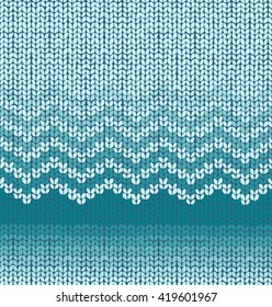 Vector abstract Knitting Seamless geometric Pattern. Knitted Texture. Retro Knit fabric