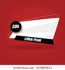 Vector abstract label background. Design element