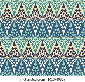 Vector abstract lace hand drawn outline seamless pattern