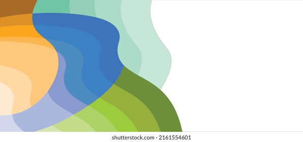 vector abstract landscape art wallpaper